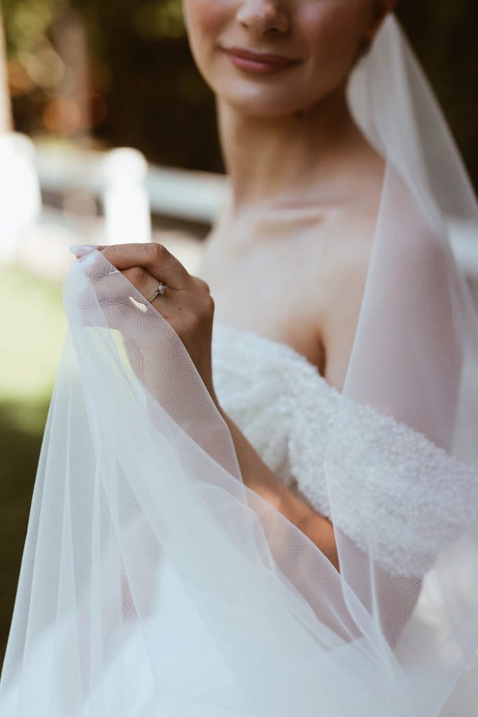 A Bride in a Veil